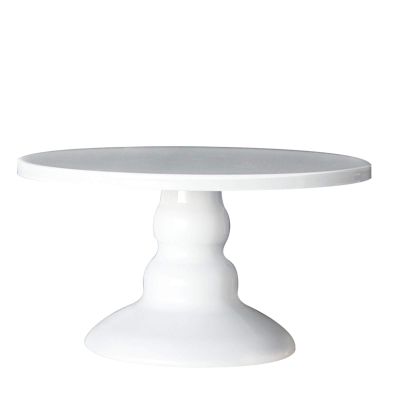 6 Inch Cake Pan, Birthday Wedding Party Dessert Table Pastry Bread Tasting Plate Cupcake Display Stand White Storage Table (Size : 20 * 12cm)