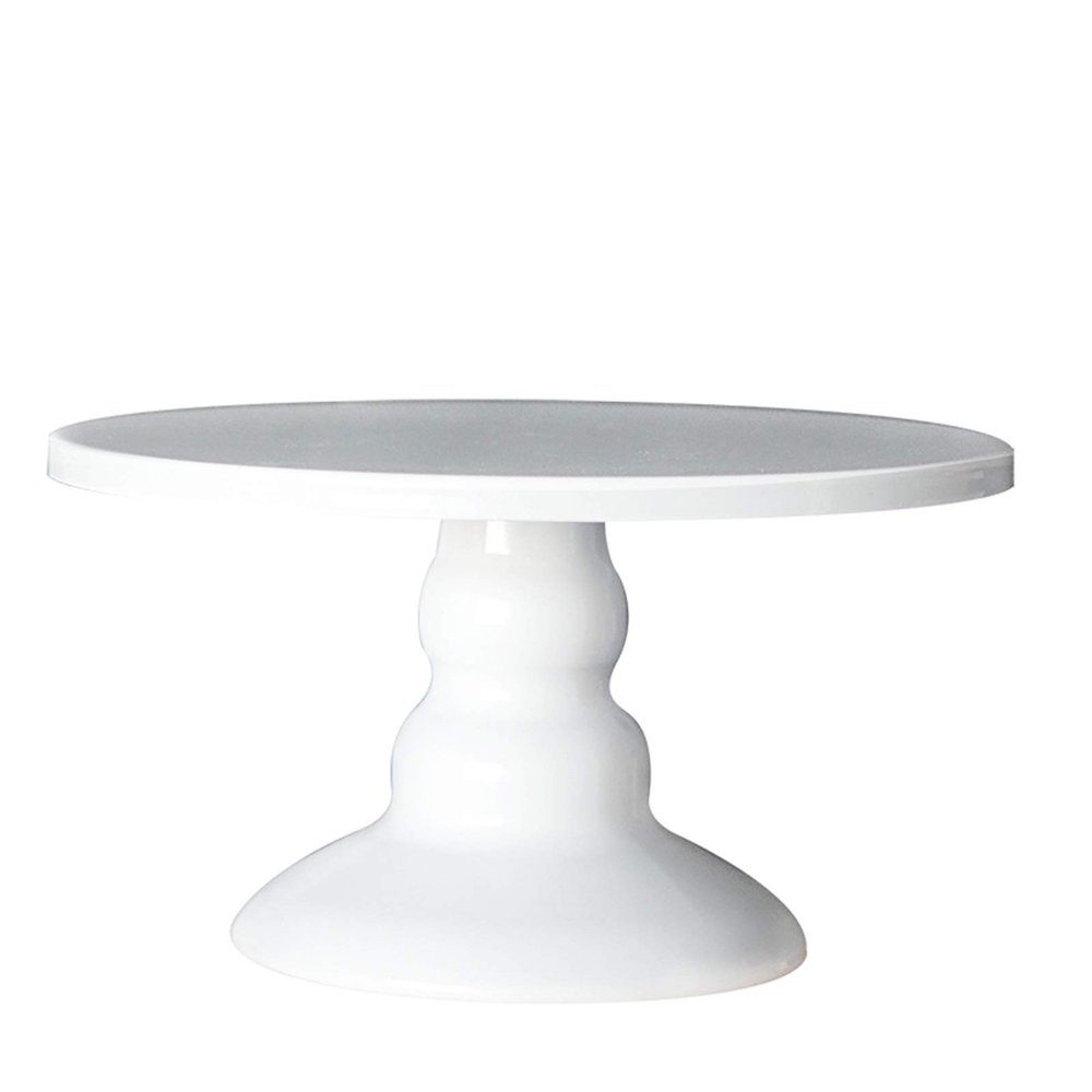 6 Inch Cake Pan, Birthday Wedding Party Dessert Table Pastry Bread Tasting Plate Cupcake Display Stand White Storage Table (Size : 20 * 12cm)