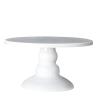 6 Inch Cake Pan, Birthday Wedding Party Dessert Table Pastry Bread Tasting Plate Cupcake Display Stand White Storage Table (Size : 20 * 12cm) view 1