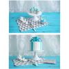 6 Inch Cake Pan, Birthday Wedding Party Dessert Table Pastry Bread Tasting Plate Cupcake Display Stand White Storage Table (Size : 20 * 12cm) view 2