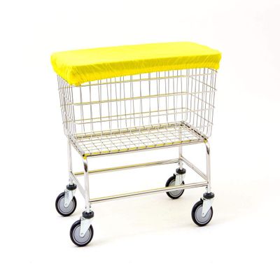 CoolKitchen 131 Nylon Basket Cover Cap for E44; D & G Baskets44; Yellow - 50 x 21 x 68 in.