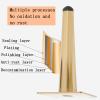 ZXCASDF Sofa Legs Round Solid Metal Furniture Legs Sofa Replacement Legs Perfect for Mid-Century Modern/Great IKEA Hack for Sofa, Couch, Bed, Coffee Table,Black with Gold,20cm view 3
