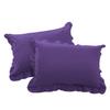 Ruffle Oversized King Pillow Shams Set of 2 Purple Pillow Shams Oversized King 20X40 100% Egyptian Cotton 800 Thread Count Bedding Decorative Ruffle Pillow Shams Set view 2