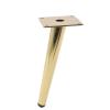 ZXCASDF Sofa Legs Round Solid Metal Furniture Legs Sofa Replacement Legs Perfect for Mid-Century Modern/Great IKEA Hack for Sofa, Couch, Bed, Coffee Table,Titanium Gold,15cm view 1