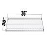 Regal Altair Chrome Wire Shelf |Pack of 2 Shelves| for Storage in Dry Environments | Ideal for Stores, Restaurants, Businesses and Homes (Chrome Wire Shelves, 30''W x 36''L) view 2