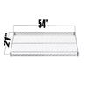 Regal Altair Chrome Wire Shelf |Pack of 2 Shelves| for Storage in Dry Environments | Ideal for Stores, Restaurants, Businesses and Homes (Chrome Wire Shelves, 21''W x 54''L) view 2
