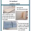 Bed Headboard Wedge Back Cushion Large Bolster Triangular Positioning Support Backrest/Reading Pillows Can be Placed on Sofa, Double Bed, Dormitory or Room Decoration view 2
