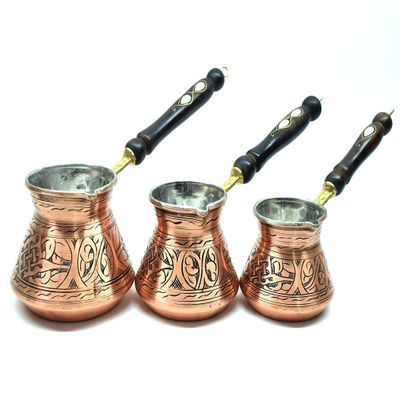 CraftTR Turkish Coffee Pot, Coffee Maker, Kettle Coffee, Single Serve Coffee Maker, Camping Coffee Pot, Copper Coffee Maker, Saudi Coffee, Camping Coffee Pot Over Fire, Turkish Arabic Coffee