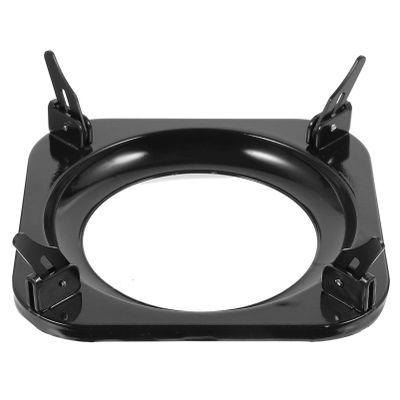 DOITOOL Wok Burner Gas Stove Pot Rack Wok Gas Stove Rack Trivets Holder Stand Anti-Skid Cooking Kitchen Accessories Black