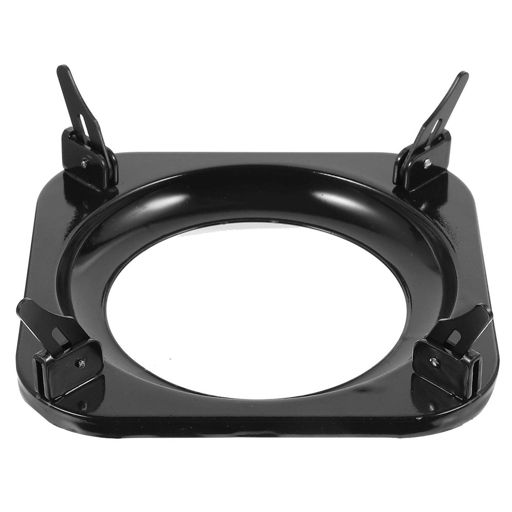 DOITOOL Wok Burner Gas Stove Pot Rack Wok Gas Stove Rack Trivets Holder Stand Anti-Skid Cooking Kitchen Accessories Black