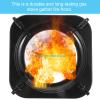 DOITOOL Wok Burner Gas Stove Pot Rack Wok Gas Stove Rack Trivets Holder Stand Anti-Skid Cooking Kitchen Accessories Black view 3