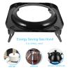 DOITOOL Wok Burner Gas Stove Pot Rack Wok Gas Stove Rack Trivets Holder Stand Anti-Skid Cooking Kitchen Accessories Black view 4