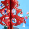 Christmas Tree Music Boxes Mini Tabletop Christmas Tree Wooden Musical Figurine Wind Up Music Box Desktop Decoration for Christmas Birthday view 2