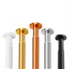 CXYGZLJ 304 Stainless Steel Extendable Shower Curtain RodShower Curtain Rail No Drilling Heavy Duty Room Divider Curtain RodAnti-Slip,Adjustable Tension Spring Pole Pull Rod view 1