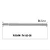 CXYGZLJ 304 Stainless Steel Extendable Shower Curtain RodShower Curtain Rail No Drilling Heavy Duty Room Divider Curtain RodAnti-Slip,Adjustable Tension Spring Pole Pull Rod view 2
