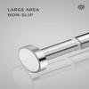 CXYGZLJ 304 Stainless Steel Extendable Shower Curtain RodShower Curtain Rail No Drilling Heavy Duty Room Divider Curtain RodAnti-Slip,Adjustable Tension Spring Pole Pull Rod view 4