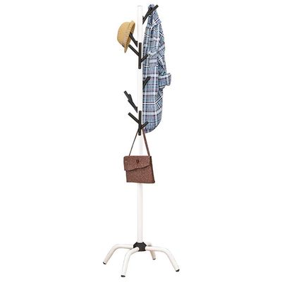 JHDPHd Coat Rack Coat Hat Rack 32mm Stainless Steel Assembly Can Be Removed Bedroom Furniture Hanging Storage Clothes Hanger Wardrobe 176.5x40cm