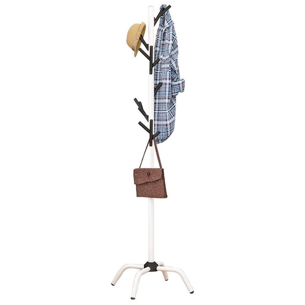 JHDPHd Coat Rack Coat Hat Rack 32mm Stainless Steel Assembly Can Be Removed Bedroom Furniture Hanging Storage Clothes Hanger Wardrobe 176.5x40cm