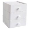 Cabilock Multi-layer Desktop Storage Drawer Organizer for Office Elegant Finish for Files Stationery and Valuables Modern Shelving for Use view 1