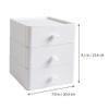 Cabilock Multi-layer Desktop Storage Drawer Organizer for Office Elegant Finish for Files Stationery and Valuables Modern Shelving for Use view 2
