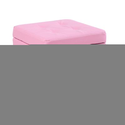 Daoyuan Square Storage Upholstered Footstool, PU Leather Makeup Dressing Stool,Shoe Bench Vanity Stool Piano Seat Ottoman Functional Stool Sofa Stool