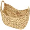  Ohashi Shinji Shoten Basket, Hyacinth, Shallow Basket, Natural, 20.1 x 13.4 x 4.3 inches (51 x 34 view 1