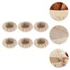 6pcs Bread Basket Cloth Cover Baking Liner for Sourdough Pastry Making Easy to Clean and Store Practical Kitchen Gadget for Home Bakers view 2