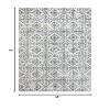 Martha Stewart x SAFAVIEH Area Rug Collection - 4' x 6', Navy & Ivory, Non-Shedding & Easy Cleaning, Ideal for Living Room, Foyer, Bedroom, Accent Space (MSR0953N) view 2