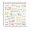 Ambesonne Adventure Shower Curtain, Various Words on Happiness and Self Value Uplifting Phrases Being Who You are, Cloth Fabric Bathroom Decor Set with Hooks, 69" W x 84" L, Mustard White view 3