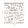 Ambesonne Adventure Shower Curtain, Various Words on Happiness and Self Value Uplifting Phrases Being Who You are, Cloth Fabric Bathroom Decor Set with Hooks, 69" W x 84" L, Fawn Maroon view 3