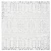 Martha Stewart x SAFAVIEH Area Rug Collection - 6'7" x 6'7" Square, Grey & Grey, Non-Shedding & Easy Cleaning, Ideal for Living Room, Bedroom, Office, Dining Space (MSR8945B) view 2