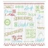 Ambesonne Adventure Shower Curtain, Various Words on Happiness and Self Value Uplifting Phrases Being Who You are, Cloth Fabric Bathroom Decor Set with Hooks, 69" W x 84" L, Lime Green view 2