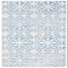 Martha Stewart x SAFAVIEH Area Rug Collection - 3' x 5', Turquoise Blue & Ivory, Non-Shedding & Easy Cleaning, Ideal for Living Room, Bedroom, Foyer, Accent Space (MSR0956K) view 2