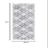 Martha Stewart x SAFAVIEH Area Rug Collection - 2'2" x 7' Runner, Ivory & Grey, Non-Shedding & Easy Cleaning, Ideal for Living Room, Bedroom, Office, Hallway (MSR0957B) view 2