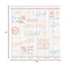 Ambesonne Adventure Shower Curtain, Various Words on Happiness and Self Value Uplifting Phrases Being Who You are, Cloth Fabric Bathroom Decor Set with Hooks, 69" W x 84" L, Pale Blue view 3