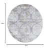Martha Stewart x SAFAVIEH Area Rug Collection - 6'7" Round, Silver & Ivory, Non-Shedding & Easy Cleaning, Ideal for Living Room, Bedroom, Office, Dining Space (MSR0958G) view 2