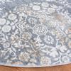Martha Stewart x SAFAVIEH Area Rug Collection - 6'7" Round, Silver & Ivory, Non-Shedding & Easy Cleaning, Ideal for Living Room, Bedroom, Office, Dining Space (MSR0958G) view 4
