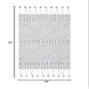SAFAVIEH Casablanca Collection Accent Rug - 3' x 5', Grey & Ivory, Handmade Moroccan Boho Wool Braided Tassel Fringe, Ideal for High Traffic Areas in Entryway, Living Room, Bedroom (CSB575F) view 2