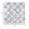Martha Stewart x SAFAVIEH Area Rug Collection - 6'7" Square, Ivory & Grey, Non-Shedding & Easy Cleaning, Ideal for Living Room, Bedroom, Office, Dining Space (MSR0957B) view 2