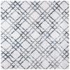 Martha Stewart x SAFAVIEH Area Rug Collection - 6'7" Square, Ivory & Grey, Non-Shedding & Easy Cleaning, Ideal for Living Room, Bedroom, Office, Dining Space (MSR0957B) view 3