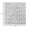 Martha Stewart x SAFAVIEH Area Rug Collection - 6'7" Square, Cream & Grey, Non-Shedding & Easy Cleaning, Ideal for Living Room, Bedroom, Office, Dining Space (MSR0953F) view 2