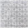 Martha Stewart x SAFAVIEH Area Rug Collection - 6'7" Square, Cream & Grey, Non-Shedding & Easy Cleaning, Ideal for Living Room, Bedroom, Office, Dining Space (MSR0953F) view 3