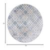 Martha Stewart x SAFAVIEH Area Rug Collection - 6'7" Round, Silver & Ivory, Non-Shedding & Easy Cleaning, Ideal for Living Room, Bedroom, Office, Dining Space (MSR0957G) view 2
