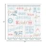 Ambesonne Adventure Shower Curtain, Various Words on Happiness and Self Value Uplifting Phrases Being Who You are, Cloth Fabric Bathroom Decor Set with Hooks, 69" W x 84" L, Pale Blue view 3