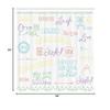 Ambesonne Adventure Shower Curtain, Various Words on Happiness and Self Value Uplifting Phrases Being Who You are, Cloth Fabric Bathroom Decor Set with Hooks, 69" W x 84" L, Lavender Green view 3