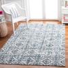 Martha Stewart x SAFAVIEH Area Rug Collection - 3' x 5', Navy & Ivory, Non-Shedding & Easy Cleaning, Ideal for Living Room, Bedroom, Foyer, Accent Space (MSR0953N) view 1