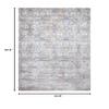 Martha Stewart x SAFAVIEH Area Rug Collection - 5'3" x 7'7", Silver & Ivory, Non-Shedding & Easy Cleaning, Ideal for Living Room, Bedroom, Office, Dining Space (MSR0958G) view 2