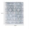 Martha Stewart x SAFAVIEH Area Rug Collection - 5'3" x 7'7", Navy & Ivory, Non-Shedding & Easy Cleaning, Ideal for Living Room, Bedroom, Office, Dining Space (MSR0956N) view 2