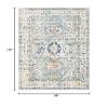SAFAVIEH Area Rug 8x10 - Madison Collection - Large - Grey & Ivory, Boho Chic Medallion Design, Non-Shedding & Easy Cleaning, Ideal for Living Room, Bedroom, Office, Dining Space (MAD468G) view 2