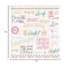 Ambesonne Adventure Shower Curtain, Various Words on Happiness and Self Value Uplifting Phrases Being Who You are, Cloth Fabric Bathroom Decor Set with Hooks, 69" W x 84" L, Dark Coral view 3